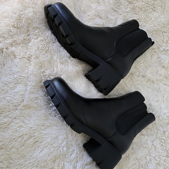 Guess LA Black Moto Boots size 10M - Picture 3 of 12
